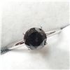 Image 2 : 14K WHITE GOLD FANCY BLACK DIAMOND(2CT) RING