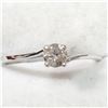 Image 1 : 10K WHITE GOLD DIAMOND(0.3CT,I,G-H) RING