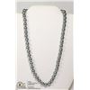 Image 1 : #209-SEA SHELL PEARL NECKLACE 17.5"/8mm