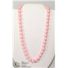 Image 1 : #214-SEA SHELL PEARL NECKLACE 17.5"/10mm