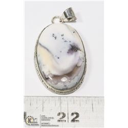 #41-DENDRITIC OPAL PENDANT