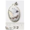 Image 1 : #41-DENDRITIC OPAL PENDANT