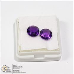 #185-PURPLE AMETHYST GEMSTONES 3.70ct