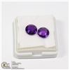 Image 1 : #185-PURPLE AMETHYST GEMSTONES 3.70ct