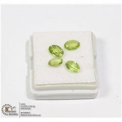 #161-GREEN PERIDOT GEMSTONES 2.90ct