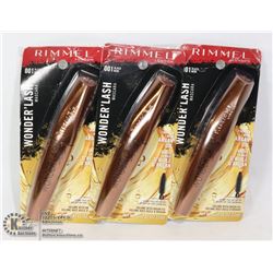 3 RIMMEL LONDON WONDER LASH MASCARA