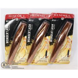 3 RIMMEL LONDON WONDER LASH MASCARA
