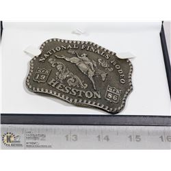 1986 NATIONAL FINALS RODEO BELT BUCKLE