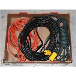 FLAT OF EXTENSION CORDS
