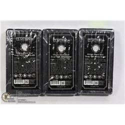 3 BARS OF PROMISE CBD AFRICAN BLACK MUD SOAP