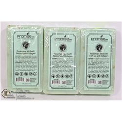 3 BARS OF PROMISE CBD ROSEMARY MINT WITH