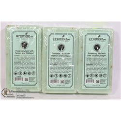 3 BARS OF PROMISE CBD ROSEMARY MINT WITH