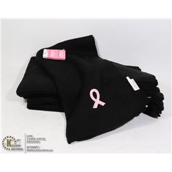 LOT OF 6 NEW PINK RIBBON CAMPAIGN SCARFS LIGHT