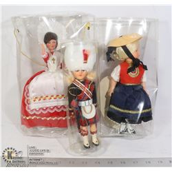 LOT OF THREE VINTAGE DOLLS FROM ASSORTED