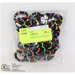 50PCE HAIR BANDS MULTI COLOUR
