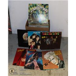 BOX OF ROCK RECORDS