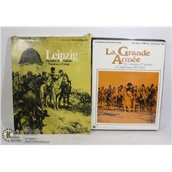 2 1970'S HISTORICAL SIMULATION GAMES. LEIPZEG & LA