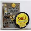 Image 1 : 2 VINTAGE SHELL GASOLINE SIGNS