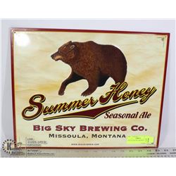 VINTAGE BIG SKY BREWING SIGN