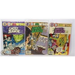 CHARLTON COMICS GHOST MANOR #49,50,57