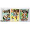 Image 1 : THREE BRONZE AGE GOLD KEY CAPTAIN CANUCK COMICS