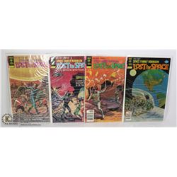 FOUR 25/30 CENT GOLD KEY SPACE FAMILY ROBINSON