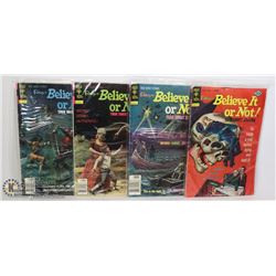 FOUR 30 CENT GOLD KEY RIPLEYS BELIEVE IT OR NOT!