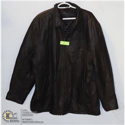 NEVADA MEN'S GENUINE LEATHER JACKET SIZE: XL TALL