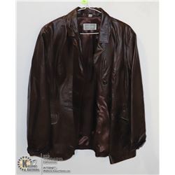 GUILLAUME GENUINE LEATHER JACKET SIZE MEDIUM