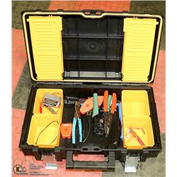 DEWALT TOOL BOX WITH CONTENTS