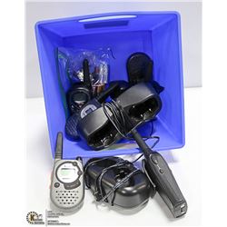 BOX OF 2-WAY RADIOS