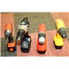 Image 1 : PAIL OF POWER DRILLS - NO CHARGERS AS IS