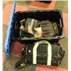 Image 1 : TOTE OF TOOL POUCHES AND BAGS
