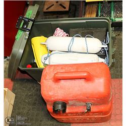 PLANO BOX WITH BOATING ITEMS