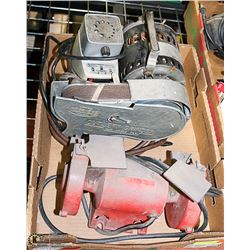 BENCH GRINDER AND MINI BELT SANDER