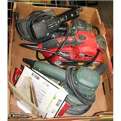 FLAT OF ASSORTED POWER TOOLS