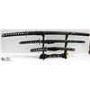 Image 1 : 3PC SAMARAI SWORD SET - AS IS