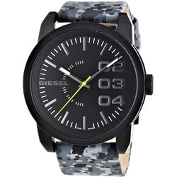 NEW DIESEL CAMOUFLAGE LEATHER STRAP MSRP $219