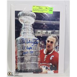 NHL MONTREAL CANADIENS HOF HENRI RICHARD SIGNED