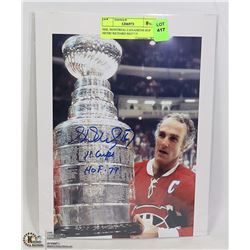 NHL MONTREAL CANADIENS HOF HENRI RICHARD SIGNED