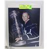 Image 1 : NHL TORONTO MAPLE LEAFS JOHNNY BOWER HOF SIGNED