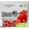 Image 1 : 2018 ARMISTICE SILVER 1/2OZ $10 COIN .9999