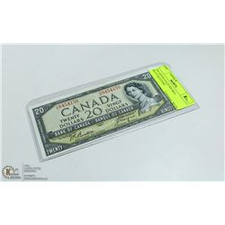 1954 DEVILS FACE $20 BILL BEATTIE/COYNE