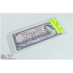 HIGH GRADE 1954 ISSUE CANADA $10 BILL