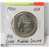 Image 1 : 1900 90% SILVER MORGAN DOLLAR
