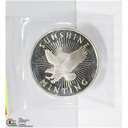 1 TROY OUNCE 999 SILVER MAPLE LEAF ROUND