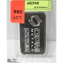 1 TROY OUNCE SILVER BAR