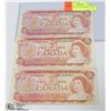 Image 1 : 3 CANADIAN 2 DOLLAR BILLS