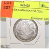 Image 1 : 1945 SILVER CANADIAN 50 CENT PIECE
