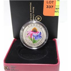 2013 PURPLE CORNFLOWER BUTTERFLY 50 CENT
